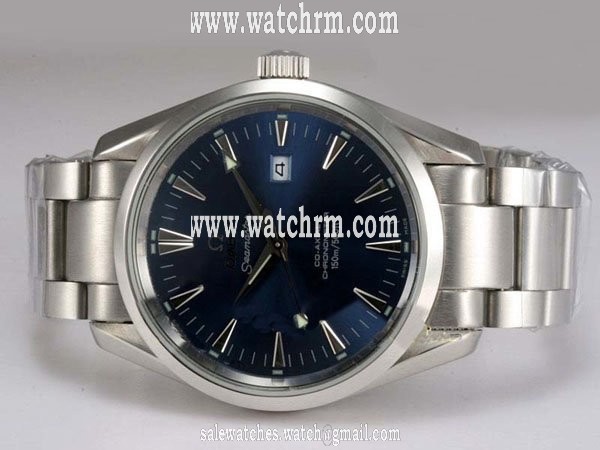 Omega De Ville Co-Axial Chronometer 4631.81.33 Blue Dial Round Watch