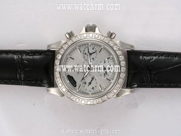 Omega De Ville CO-Axial Chronoscope 4850.30.37 Quartz Chronograph 31mm White Dial Watch