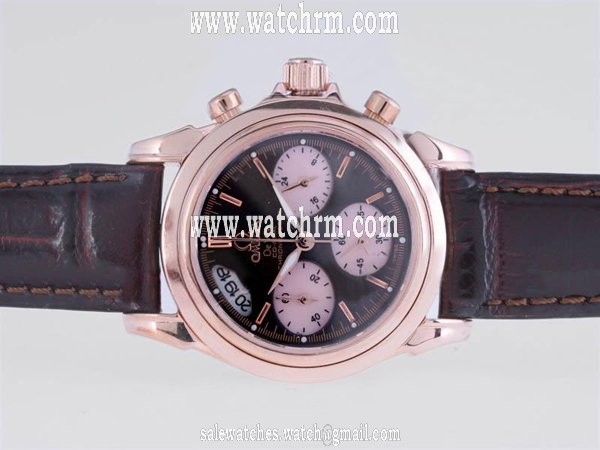 Omega De Ville CO-Axial Chronoscope 4850.50.31 Purple Crocodile Leather Strap 31mm Midsize Watch
