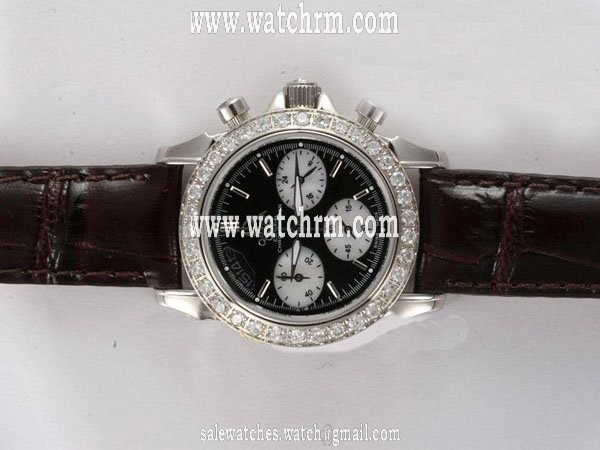 Omega De Ville CO-Axial Chronoscope 4850.50.31 Stainless Steel Case Round Black Dial Watch