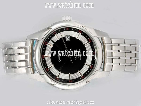 Omega De Ville Hour Vision 431.30.41.21.01.001 41mm Stainless Steel Case Black Dial Watch