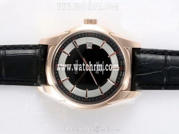 Omega De Ville Hour Vision 431.33.41.21.01.001 Black Dial Automatic Round Watch