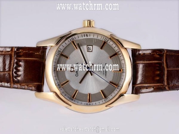 Omega De Ville Hour Vision 431.63.41.21.02.001 Round Grey Dial Watch