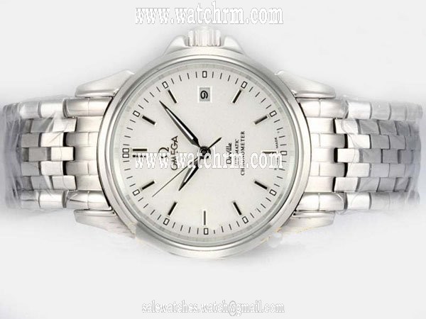 Omega De Ville Prestige Automatic 4574.31.00 White Dial Automatic 38mm Watch