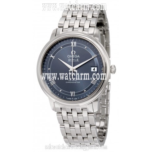 Omega De Ville Prestige Blue Dial Stainless Steel Automatic Men's Watch 424.10.37.20.03.002