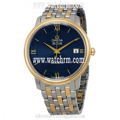 Omega De Ville Prestige Co-Axial Blue Dial Men's Watch 424.20.37.20.03.001