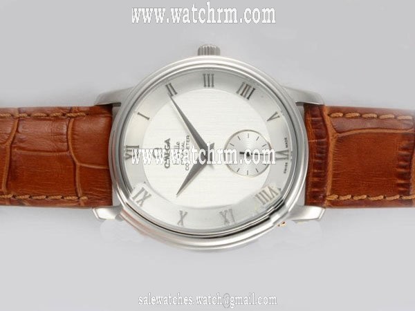 Omega De Ville Prestige Small Seconds 4813.30.01 Midsize Manual Winding 38mm Watch