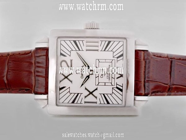 Omega De Ville X2 Big Date 7813.30.39 Stainless Steel Case White Dial Stainless Steel Bezel Watch