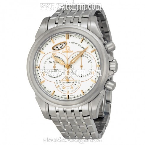 Omega DeVille Chronoscope Automatic White Dial Men's Watch 422.10.41.50.04.001