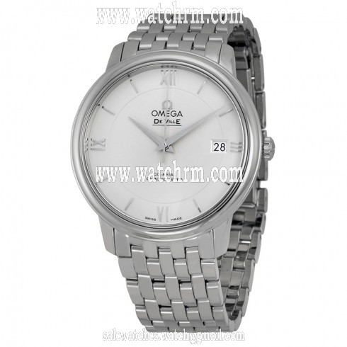 Omega Prestige Co-Axial Automatic Silver Dial Stainless Steel Men's Watch 424.10.37.20.02.001