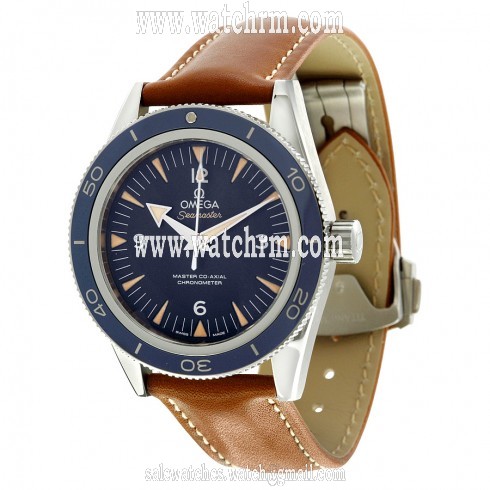 Omega Seamaster 300 Blue Dial Automatic Titanium Men's Watch 233.92.41.21.03.001
