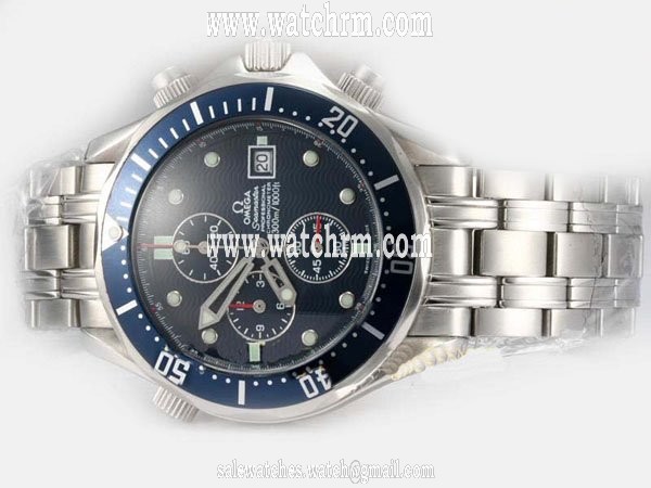 Omega Seamaster 300 M Chrono Diver 2225.80.00 42mm Mens Stainless Steel Case Watch