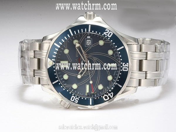 Omega Seamaster 300 M Diver Chronometer 2226.80.00 Round Automatic Blue Dial Watch