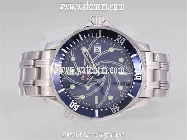 Omega Seamaster 300 M Diver Chronometer 2226.80.00 White Stainless Steel Strap 42.5mm Midsize Watch