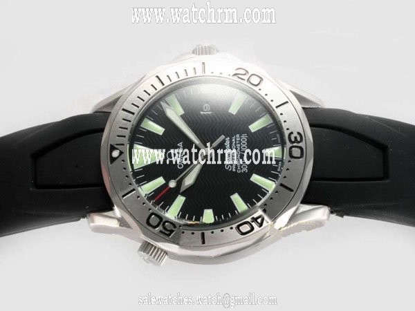 Omega Seamaster 300 M Diver Chronometer 2231.50.00 Round Black Stainless Steel Strap Midsize Watch