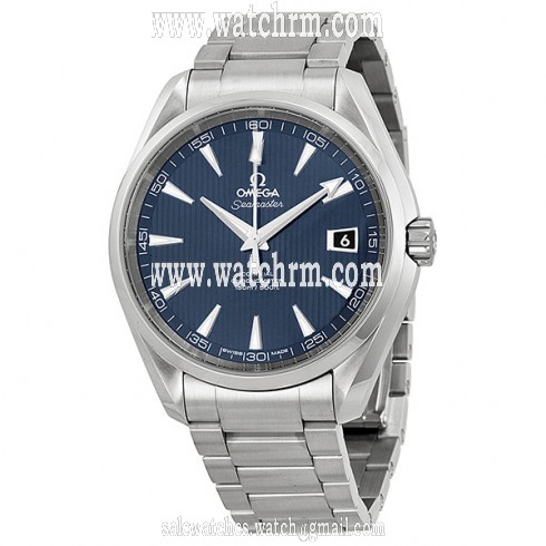 Omega Seamaster Aqua Terra 150M Blue Dial Stainless Steel Case and Bracelet Men's Watch 23110422103001