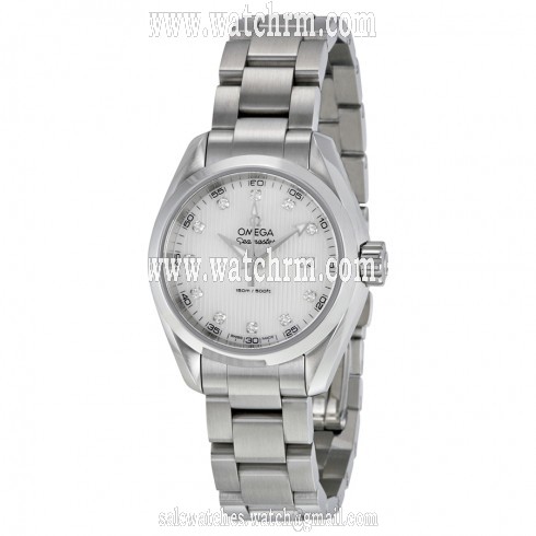 Omega Seamaster Aqua Terra Diamond Mother of Pearl Dial Ladies Watch 231.10.30.60.55.001