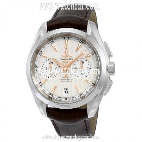 Omega Seamaster Aqua Terra GMT Teak Silver Dial Automatic Men's Watch 23113435202001