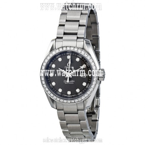 Omega Seamaster Aqua Terra Stainless Steel Ladies Watch 023115306156001