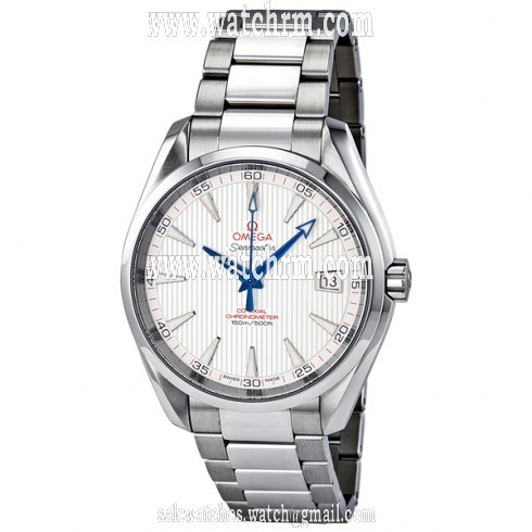 Omega Seamaster Aqua Terra Teak Opaline Silver Dial Steel Men's Watch 231.10.42.21.02.002