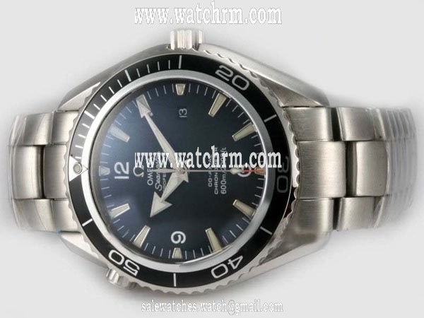 Omega Seamaster Planet Ocean 2201.50.00 Stainless Steel Bezel Midsize Stainless Steel Case Watch