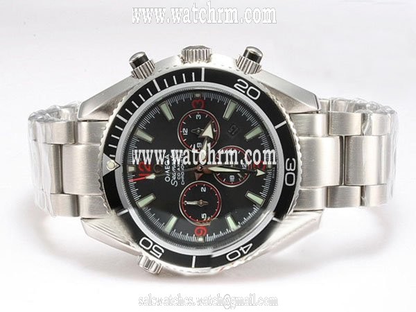 Omega Seamaster Planet Ocean Chrono 2210.51.00 Black Dial Round Automatic Watch