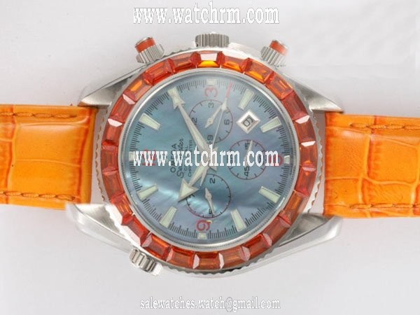 Omega Seamaster Planet Ocean Chrono 2218.50.00 Automatic Midsize Round Watch