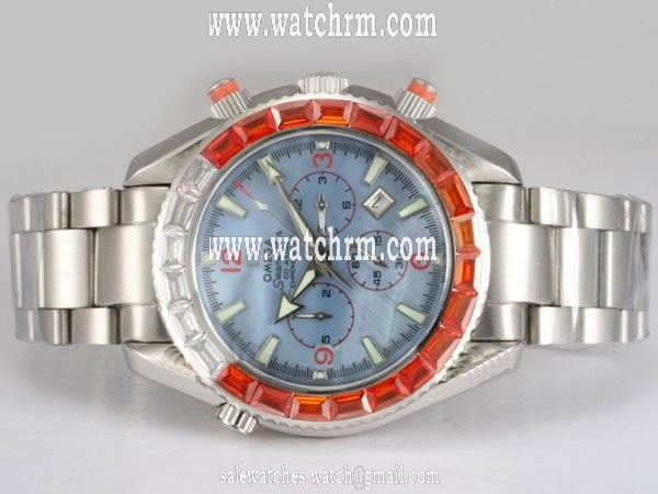 Omega Seamaster Planet Ocean Chrono 2218.50.00 Round Womens Automatic Watch