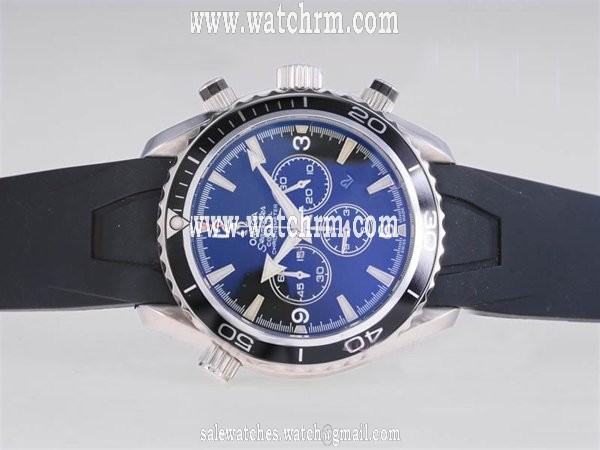 Omega Seamaster Planet Ocean Chrono 2910.50.81 Midsize Stainless Steel Case 45.5mm Watch