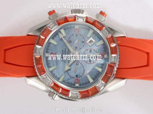 Omega Seamaster Planet Ocean Chrono 2918.50.38 Midsize Stainless Steel Case 45mm Watch