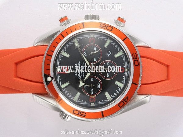 Omega Seamaster Planet Ocean Chrono 2918.50.38 Quartz Chronograph Midsize Watch