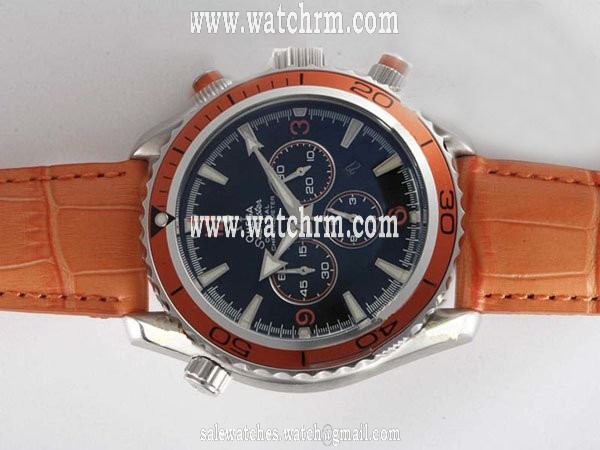Omega Seamaster Planet Ocean Chrono 2918.50.38 Stainless Steel Bezel Stainless Steel Case Watch