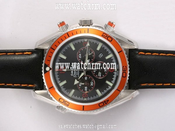 Omega Seamaster Planet Ocean Chrono 2918.50.82 Midsize Stainless Steel Case 45mm Watch