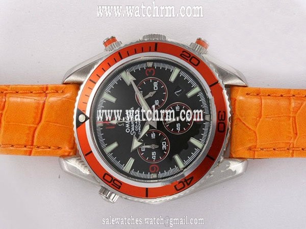 Omega Seamaster Planet Ocean Chrono 2918.50.83 45mm Midsize Watch