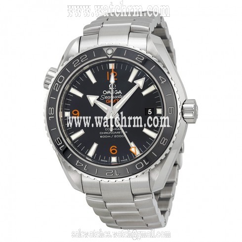 Omega Seamaster Planet Ocean GMT Black Dial Steel Men's Watch 23230442201002