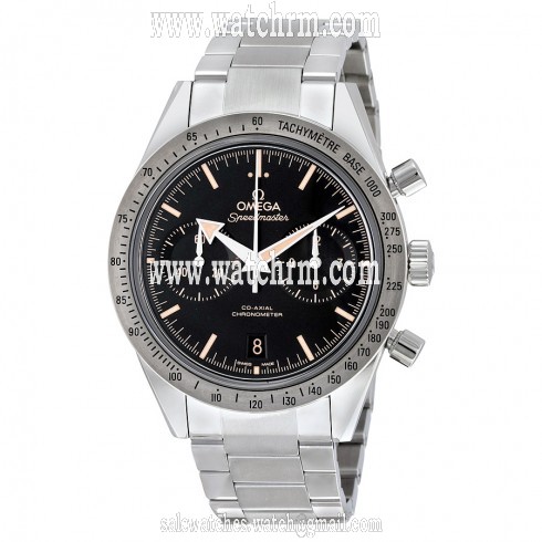 Omega Speedmaster 57 Chronograph Automatic Black Dial Stainless Steel Men's Watch 33110425101002