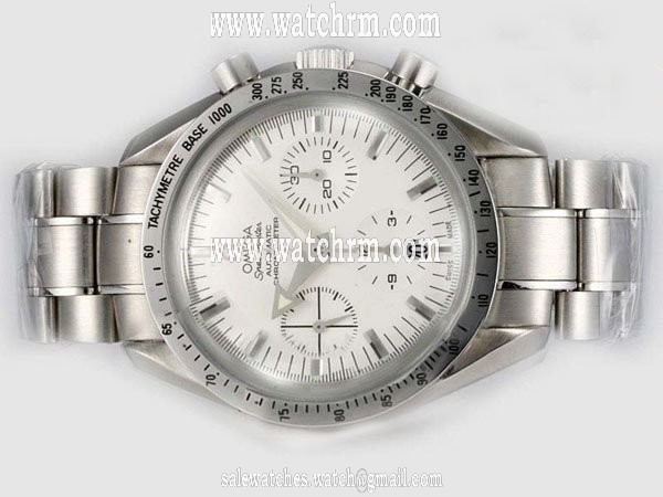 Omega Speedmaster Broad Arrow 3152.30.00 Stainless Steel Bezel Automatic Mens Watch