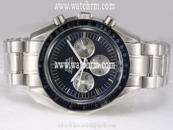 Omega Speedmaster Broad Arrow 321.10.42.50.01.001 Mens Round White Stainless Steel Strap Watch