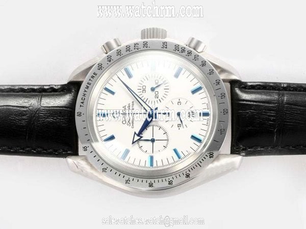 Omega Speedmaster Broad Arrow 321.12.42.50.02.001 Midsize Round Stainless Steel Case Watch