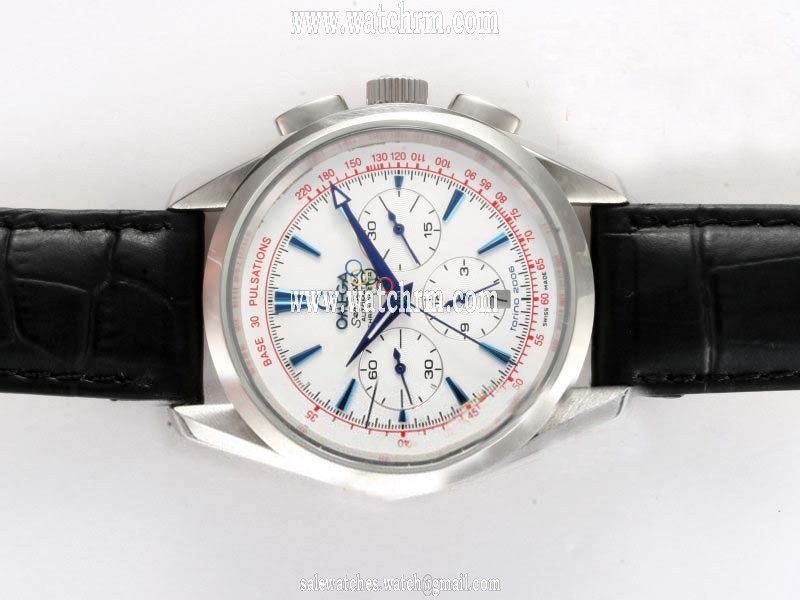 Omega Speedmaster Broad Arrow Rattrapante 3882.31.37 Automatic Round White Dial Watch