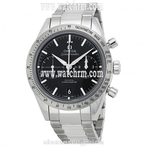 Omega Speedmaster Chronograph Black Dial Steel Men's Watch 33110425101001