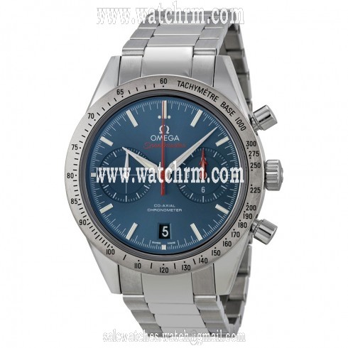 Omega Speedmaster Chronograph Blue Dial Stainless Steel Men's Watch 33110425103001