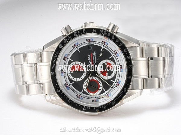 Omega Speedmaster Date 3210.51.00 Black Dial Stainless Steel Case Watch