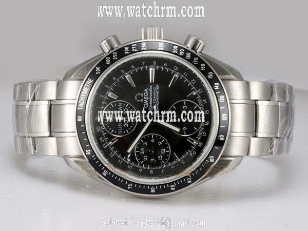 Omega Speedmaster Day-Date 3220.50.00 Automatic Black Dial Watch
