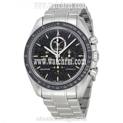 Omega Speedmaster Moonwatch Chronograph Black Dial Stainless Steel Men's Watch 31130443201001