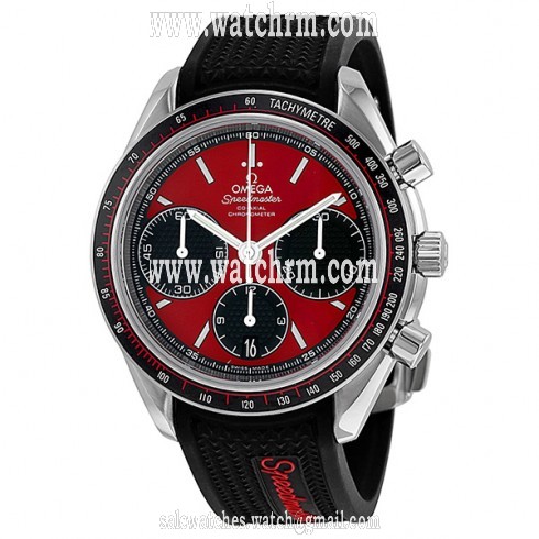 Omega Speedmaster Racing Automatic Chronograph Red Dial Stainless Steel Men's Watch 32632405011001
