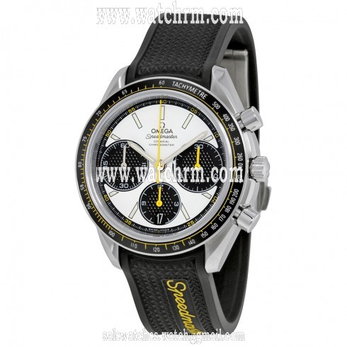 Omega Speedmaster Racing Automatic Chronograph White Dial Stainless Steel Men's Watch 32632405004001