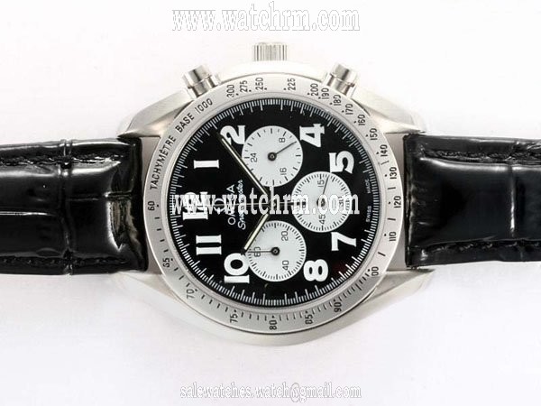Omega Speedmaster Reduced 3802.73.51 Midsize Quartz Chronograph Round Watch