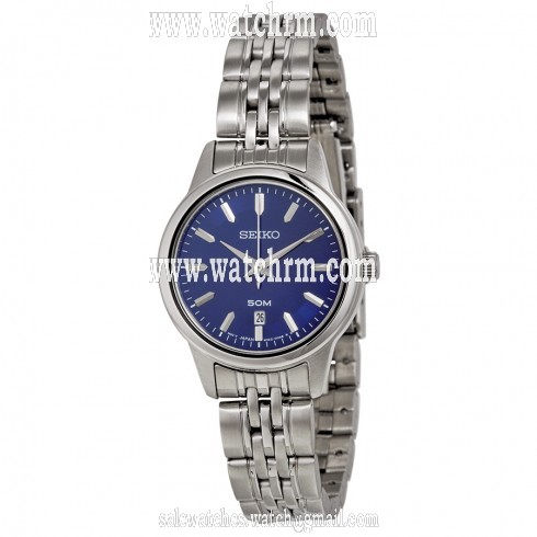 Open Box - Seiko Blue Dial Stainless Steel Ladies Watch SUR897