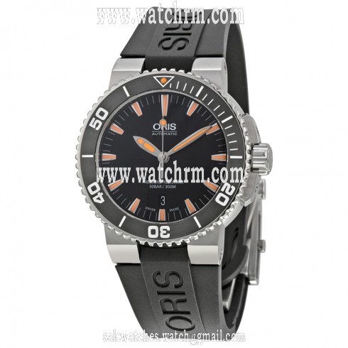 Oris Aquis Automatic Black Dial Stainless Steel Men's Watch 733-7653-4159RS